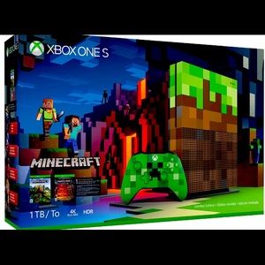 Xbox One S- limited edition 1TB Minecraft